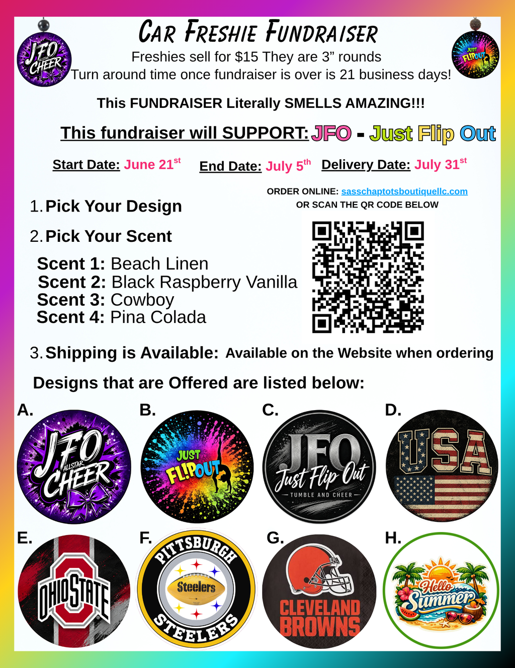 JFO-Just Flip Out Fundraiser