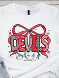 Devils Coquette Bow Graphic T-Shirt
