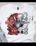 Jets Fighter Jet Football T-Shirt