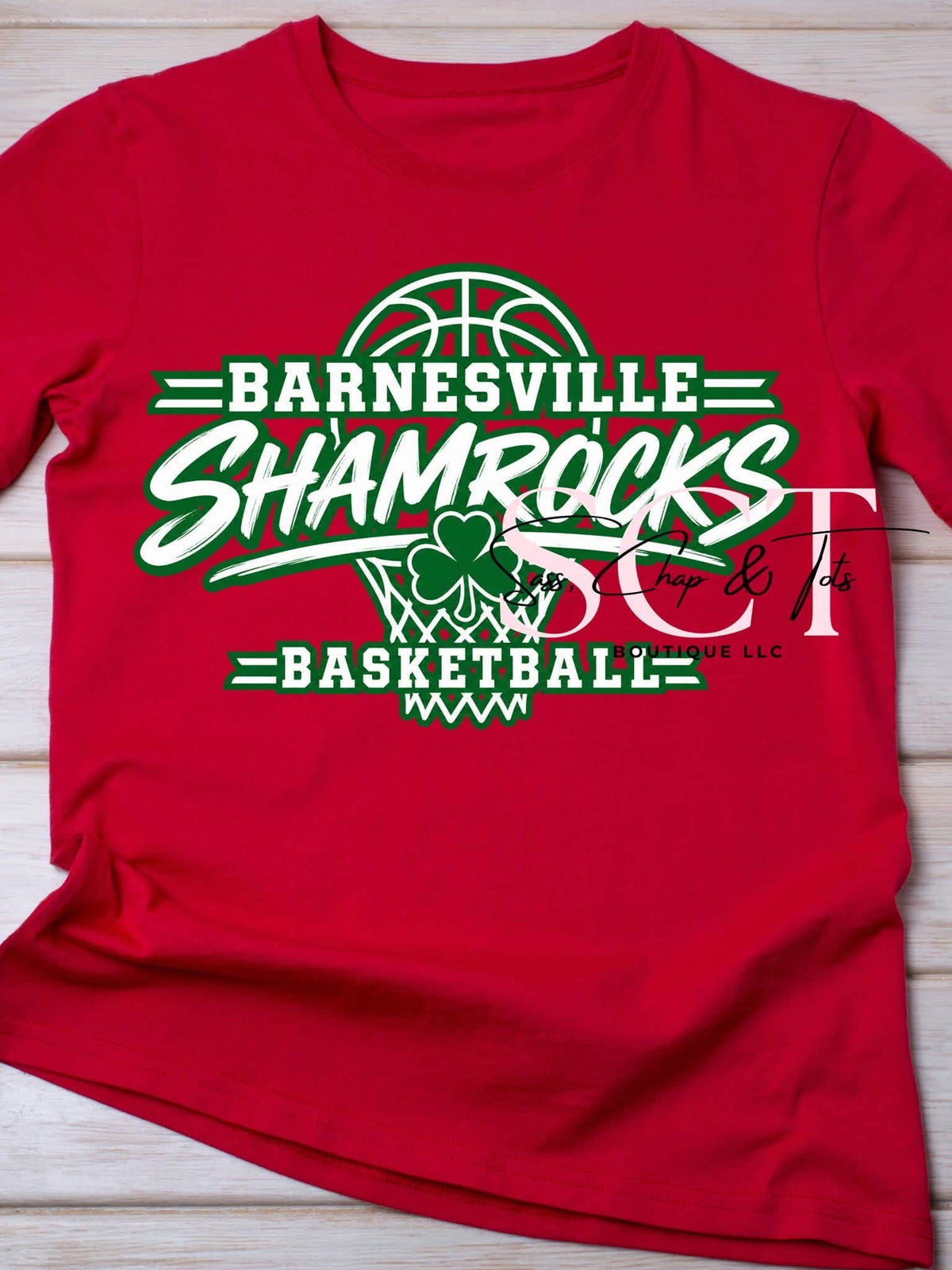 Barnesville Shamrocks Basketball T-Shirt