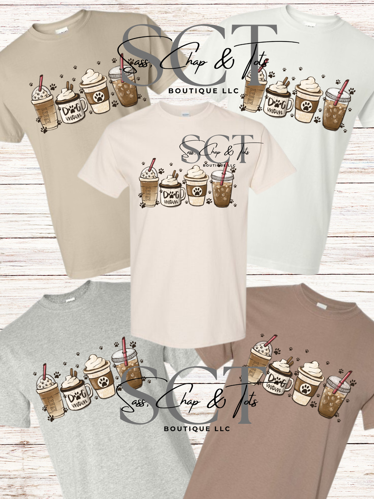 Dog Mom Coffee Shirt