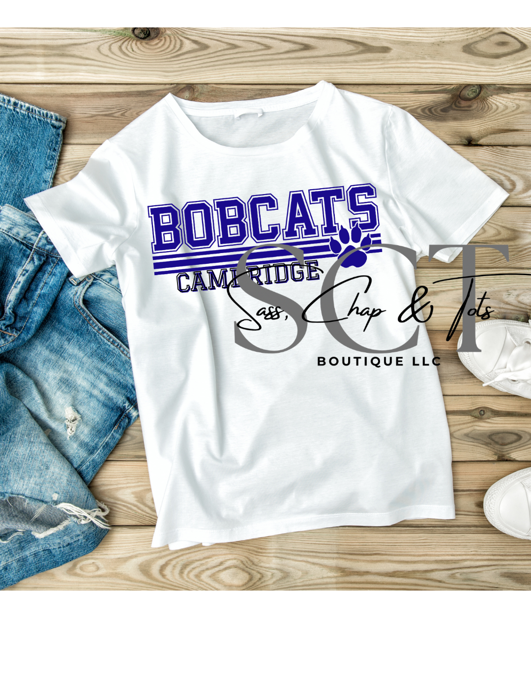 Bobcats Cambridge Paw T-Shirt