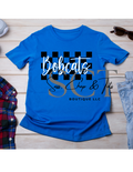 Cambridge Bobcats Checkerboard T-Shirt