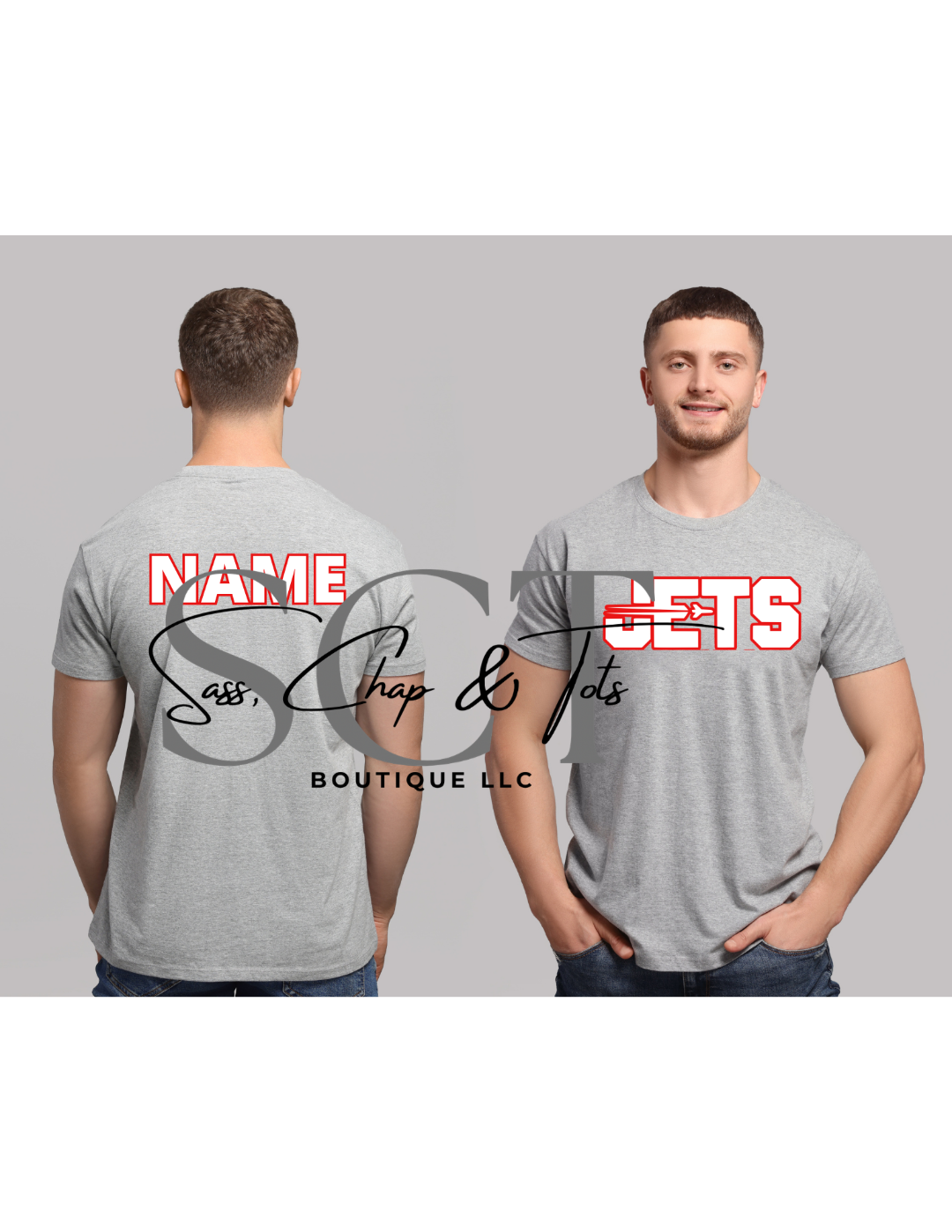 Jets Personalized Name T-Shirt